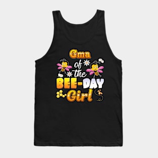 Gma Of The Bee-Day Girl Sweet Birthday Bee Mother'S Day Tank Top